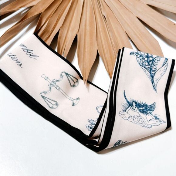 Boho hair scarf S758 - Picture 4 of 6